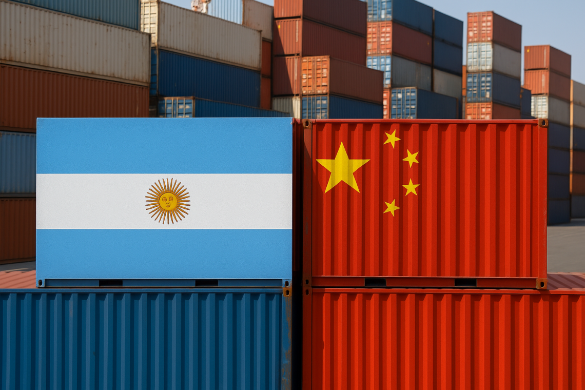 China desplazó a Brasil como principal socio comercial de Argentina
