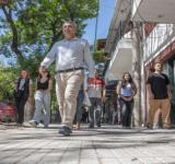 Barrio Industrial: avanza la reconstrucción de veredas y el recambio de contenedores