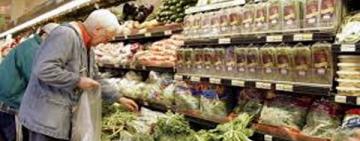 Los alimentos acumulan una suba del 3% en octubre. 