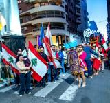 El tradicional desfile de Colectividades llenó de color a la peatonal Córdoba