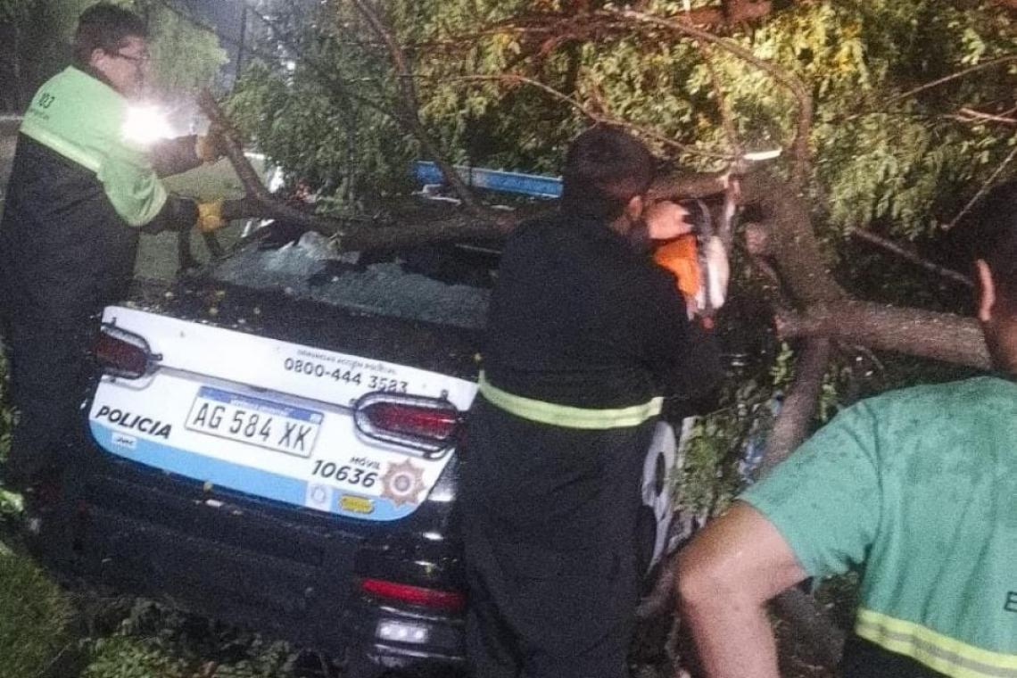 Impacto de la tormenta en Rosario: 13,3 mm de lluvia y ráfagas de 75 km/h