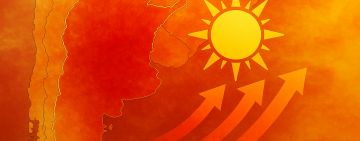 Una masa de aire abrasador traerá temperaturas superiores a 40°C en gran parte del país