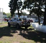 Fumigación: el municipio continúa con los operativos en parques, plazas y espacios verdes