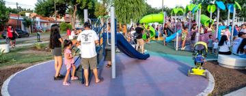 Plan de Plazas: el Playón La Esperanza quedó totalmente renovado en el Distrito Norte
