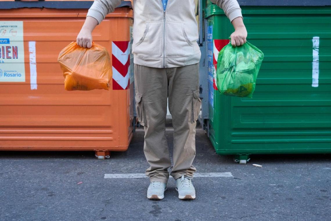 El municipio recuerda la importancia de separar y disponer correctamente los residuos domiciliarios