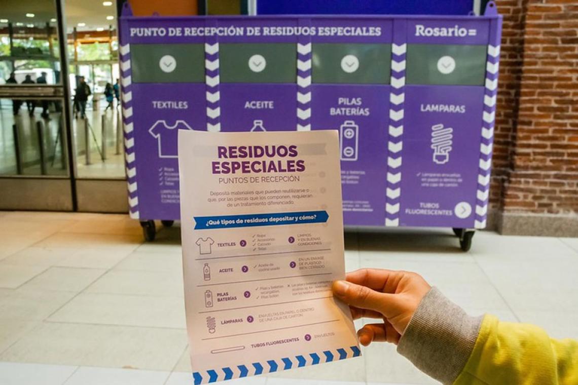 El municipio cuenta con puntos de recepción de residuos especiales