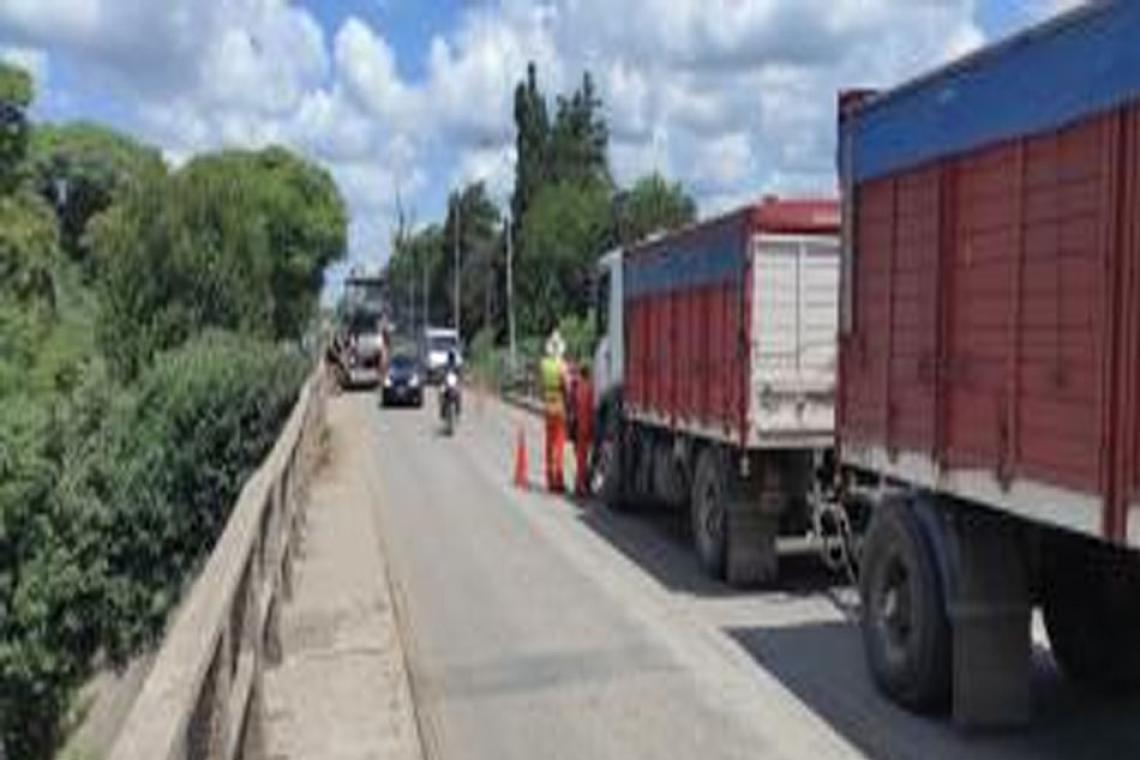 Avanzan los trabajos sobre la RN 11 en Timbúes