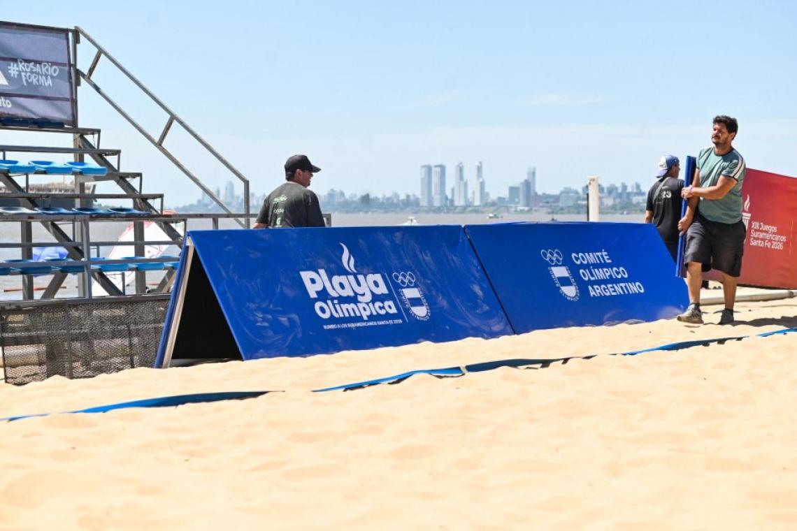 La Playa Olímpica continúa en Rosario con handball playa y múltiples propuestas deportivas
