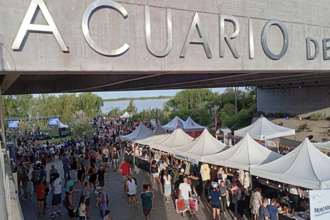 El Acuario del Paraná celebró su octavo aniversario con ciencia, juegos y producción local