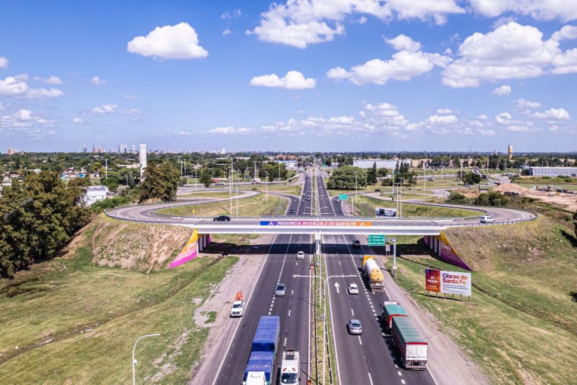 Histórico: desde este lunes queda habilitado el tercer carril de la Autopista Rosario–Santa Fe
