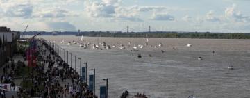 Con entusiasta y masiva adhesión de público y navegantes, volvió la Caravana Náutica para celebrar la Bandera