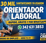 Más de 30 mil santafesinos ya usaron el Orientador Laboral en solo dos semanas