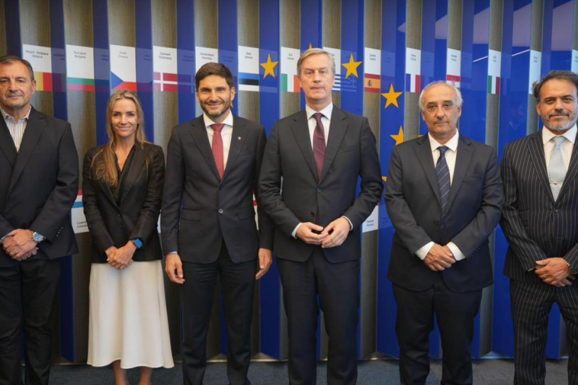 Pullaro se reunió con el embajador de la Unión Europea y consolidó la agenda comercial de Santa Fe