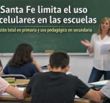Santa Fe limita el uso de celulares en las escuelas