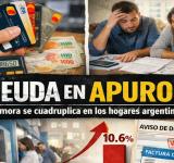 Más crédito, más riesgo: la mora se cuadruplica en los hogares argentinos