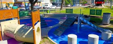 Rosario inaugura su primera plaza exclusiva para perros en Pichincha