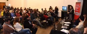 Fein participó de una jornada de reflexión por un nuevo aniversario de La Estación
