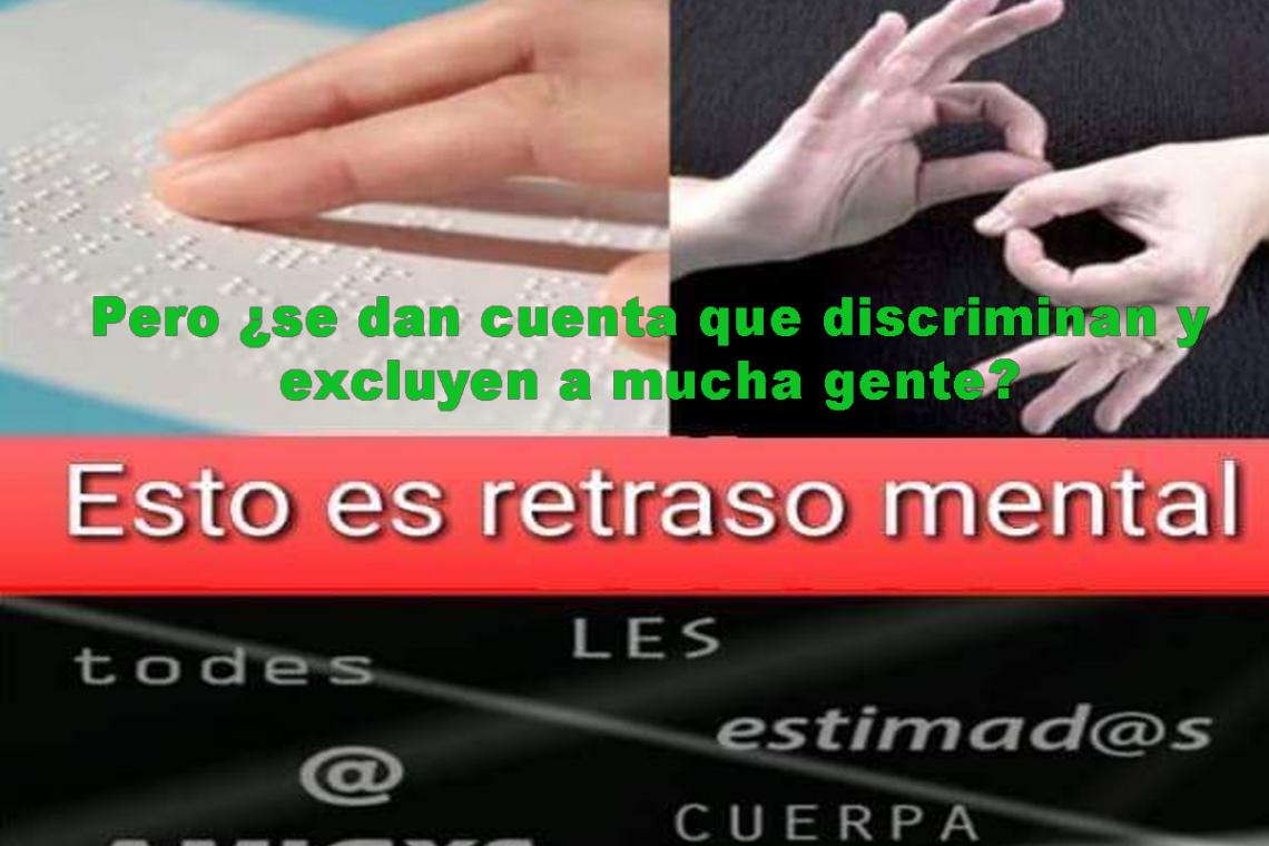 El lenguaje inclusivo que excluye y discrimina