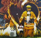 Di+, el artista callejero que llena de color a Rosario