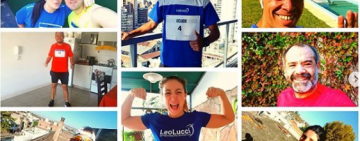 Correr, competir y ayudar, sin salir de la casa