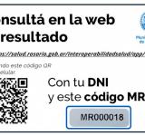 El resultado de los hisopados de Covid-19 se podrá conocer a través de la web