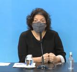 Vizzotti: "Por tercera semana, están disminuyendo los casos en forma sostenida y profundizada"