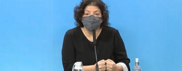 Vizzotti: "Por tercera semana, están disminuyendo los casos en forma sostenida y profundizada"