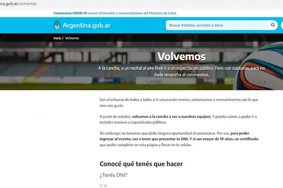 ¿Cómo sacar el permiso para ir a la cancha?