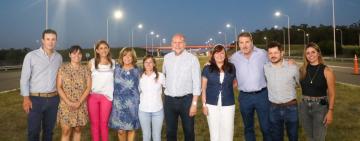 SE INAUGURARON LAS OBRAS DE ILUMINACIÓN EN EL TRAMO PUENTE RÍO SALADO – AUTOVÍA RN 19 DE LA AUTOPISTA ROSARIO – SANTA FE