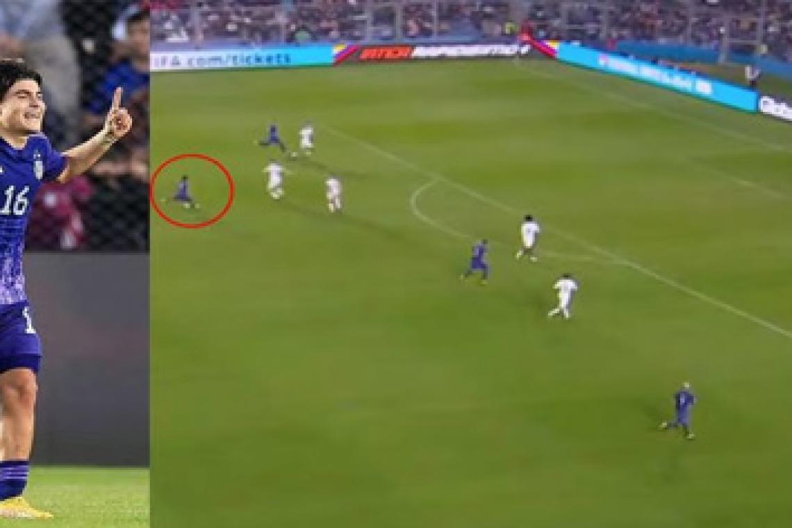 Luka Romero y su humildad tras el golazo contra Nueva Zelanda: "Todos valen uno"