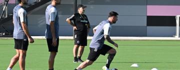 Messi se entrenó en Inter Miami de cara a su debut