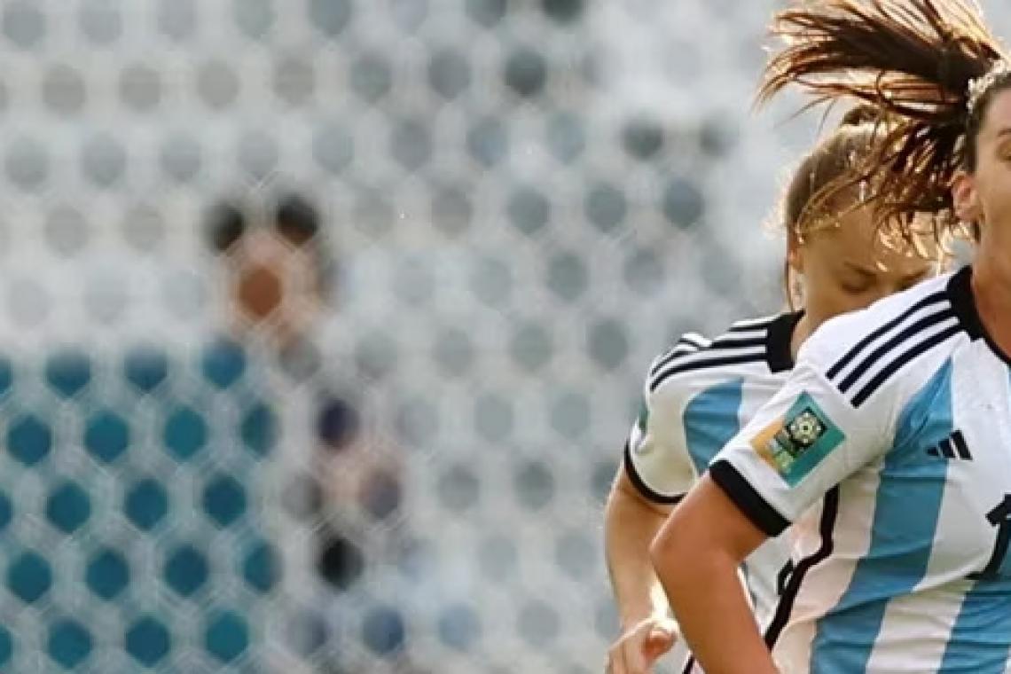 "Amo la camiseta argentina", aseguró Braun, la nacida en EEUU que hizo el primer gol en el Mundial