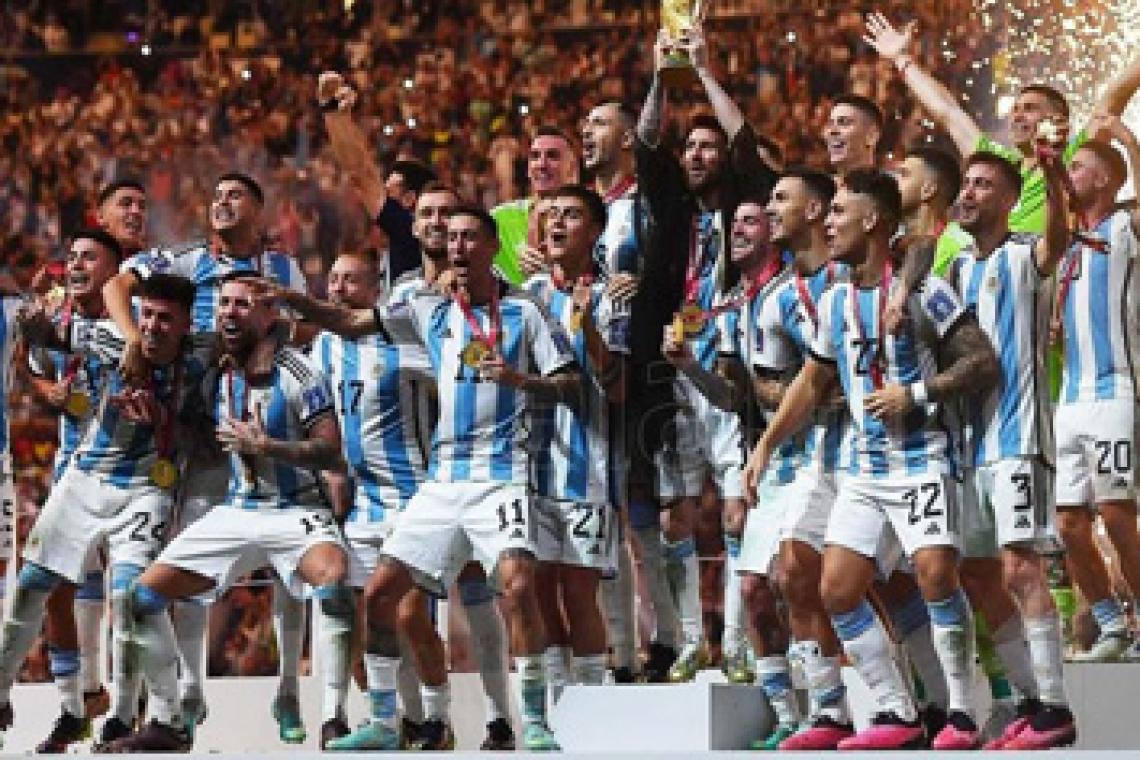 La Scaloneta, en la cima del ranking mundial de la FIFA