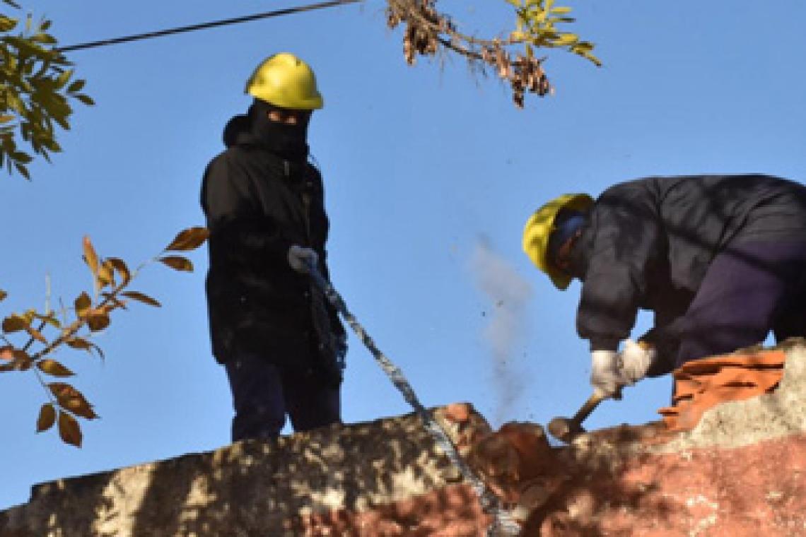 Provincia ya derribó 20 puestos de venta de drogas en el sur provincial
