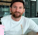 Messi recibió a Nicki Nicole y Luck Ra en su casa 