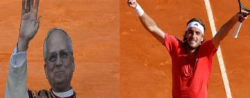 Una estrella del tenis mundial desafía al Papa León XIV