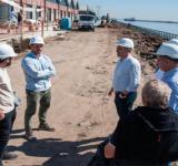 Javkin recorrió las obras de la Rambla del Tricentenario: «Es un cambio que le dejamos a las generaciones que vienen»