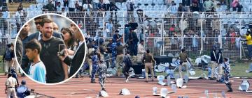 De la euforia al caos: la visita del Rosarino Lionel Messi a la India terminó en disturbios
