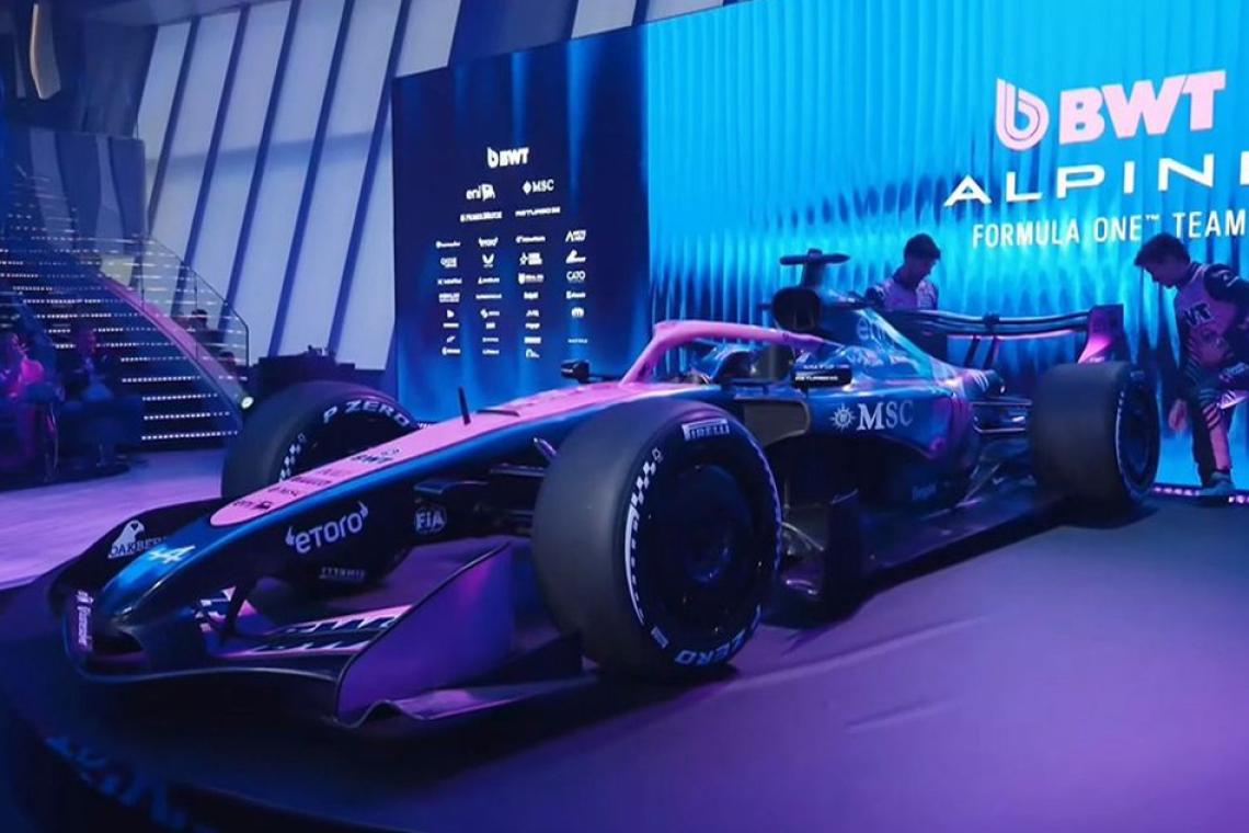 Alpine presentó el A526, el monoplaza con el que Colapinto correrá esta temporada en la Fórmula 1