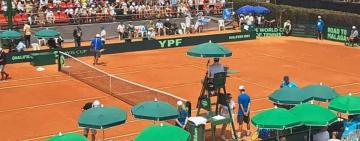 Amenazaron a Román Burruchaga antes de la semifinal del Challenger de Rosario