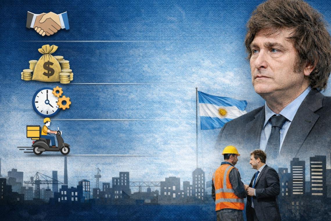 Reforma laboral: convenio por empresa, tope a indemnizaciones y banco de horas