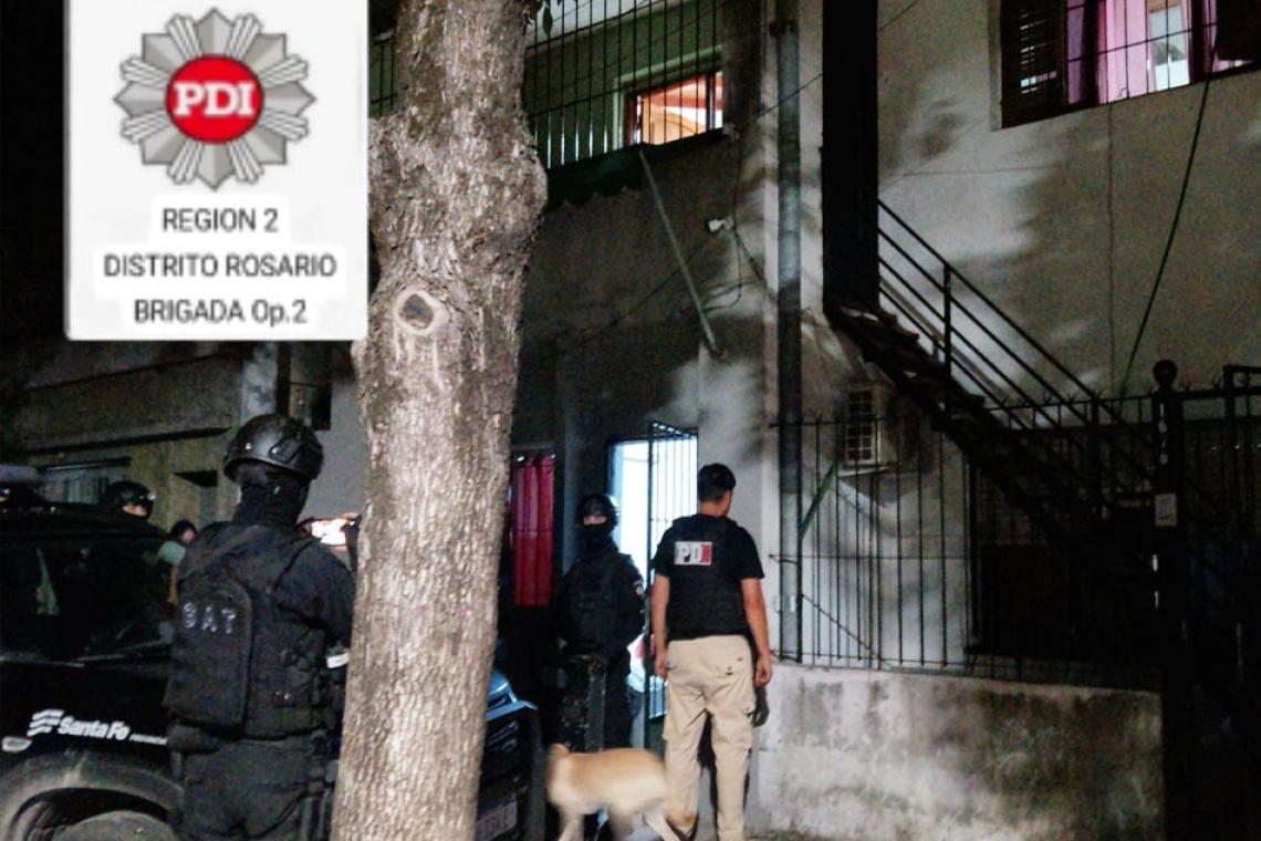 Allanamientos en zona oeste: detuvieron a un hombre investigado por integrar una banda dedicada a robos calificados en Rosario