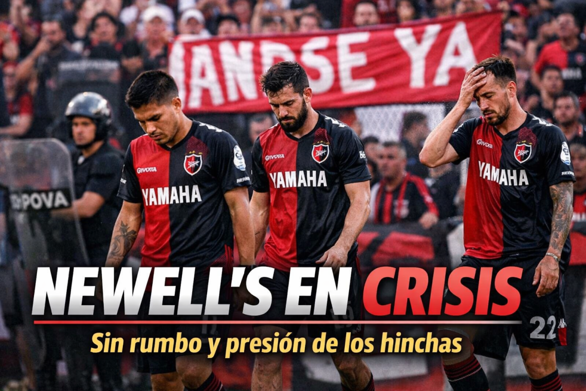 Newell’s en crisis: sin rumbo, sin respuestas y con el Coloso en ebullición