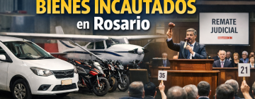 Provincia realizará en abril una nueva subasta de bienes incautados al delito en Rosario