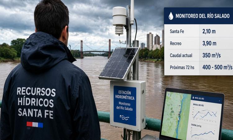 Provincia refuerza el monitoreo de los ríos y lleva calma tras versiones alarmistas