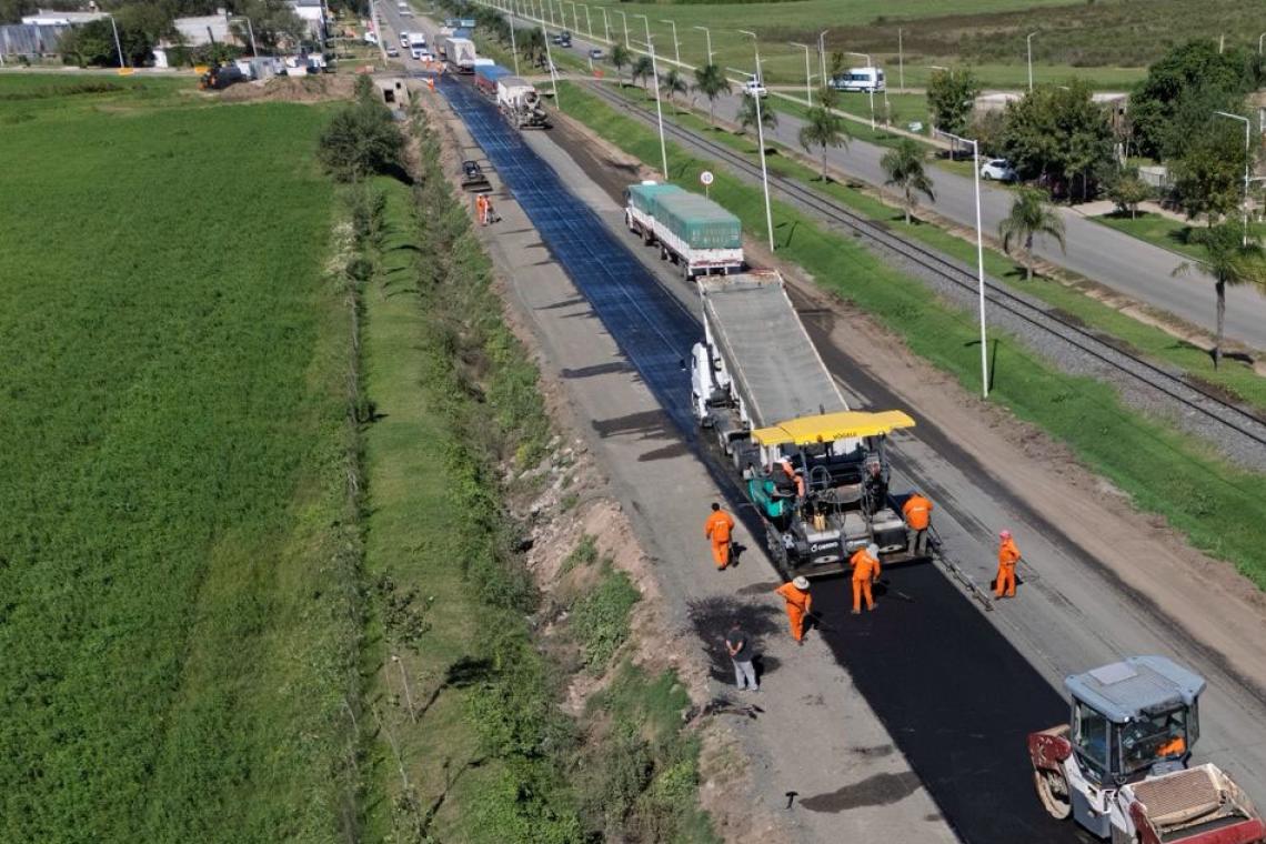 Avanzan las mejoras en la RN 11 en Timbúes durante el fin de semana