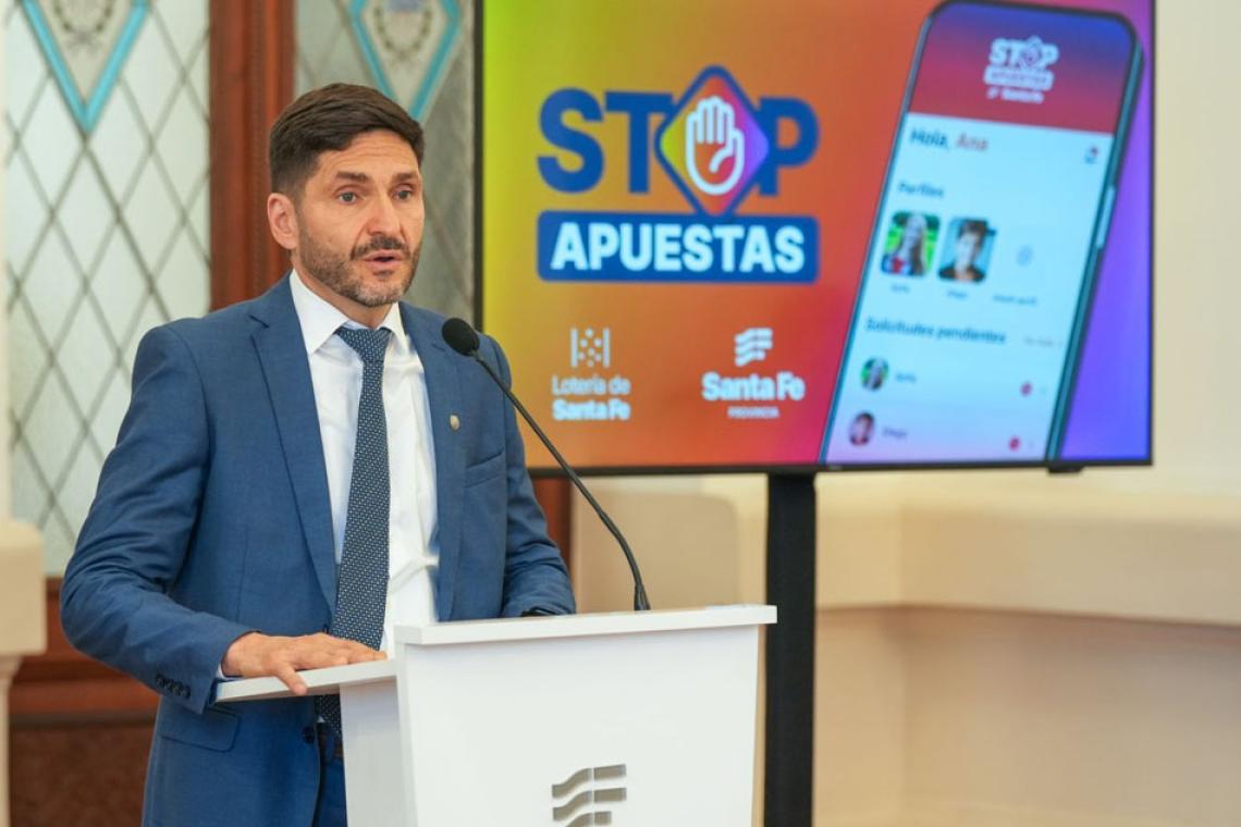 Pullaro presentó StopApuestas: la app para controlar el uso digital de menores en Santa Fe