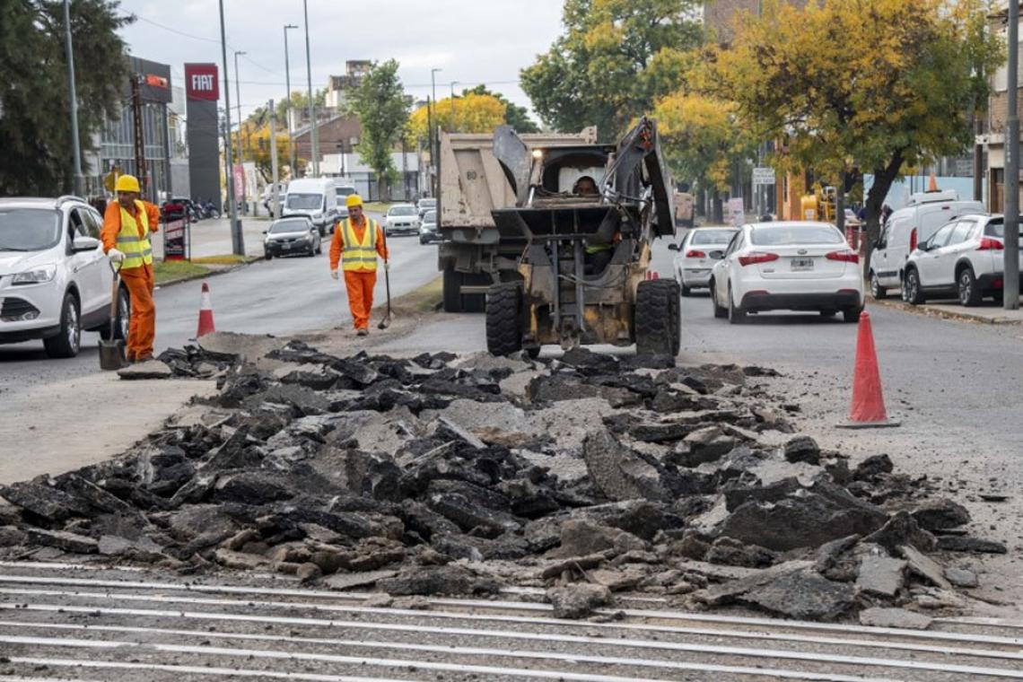 Rosario avanza con la reconstrucción de 11 pasos a nivel