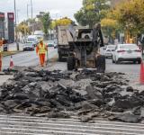 Rosario avanza con la reconstrucción de 11 pasos a nivel