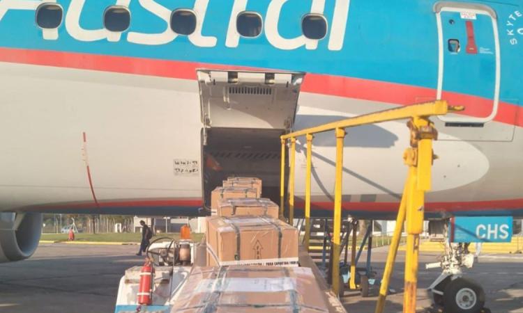 Santa Fe exportó fermentos lácteos a Paraguay desde el Aeropuerto de Sauce Viejo